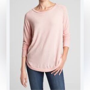 Gap raglan sleeve soft casual women’s pink tunic sweater size medium